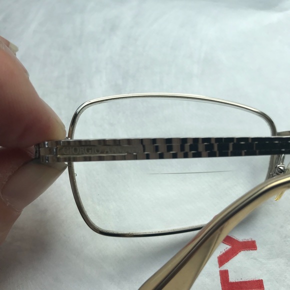 Giorgio Armani Wire Eyeglass Frames - Picture 6 of 8